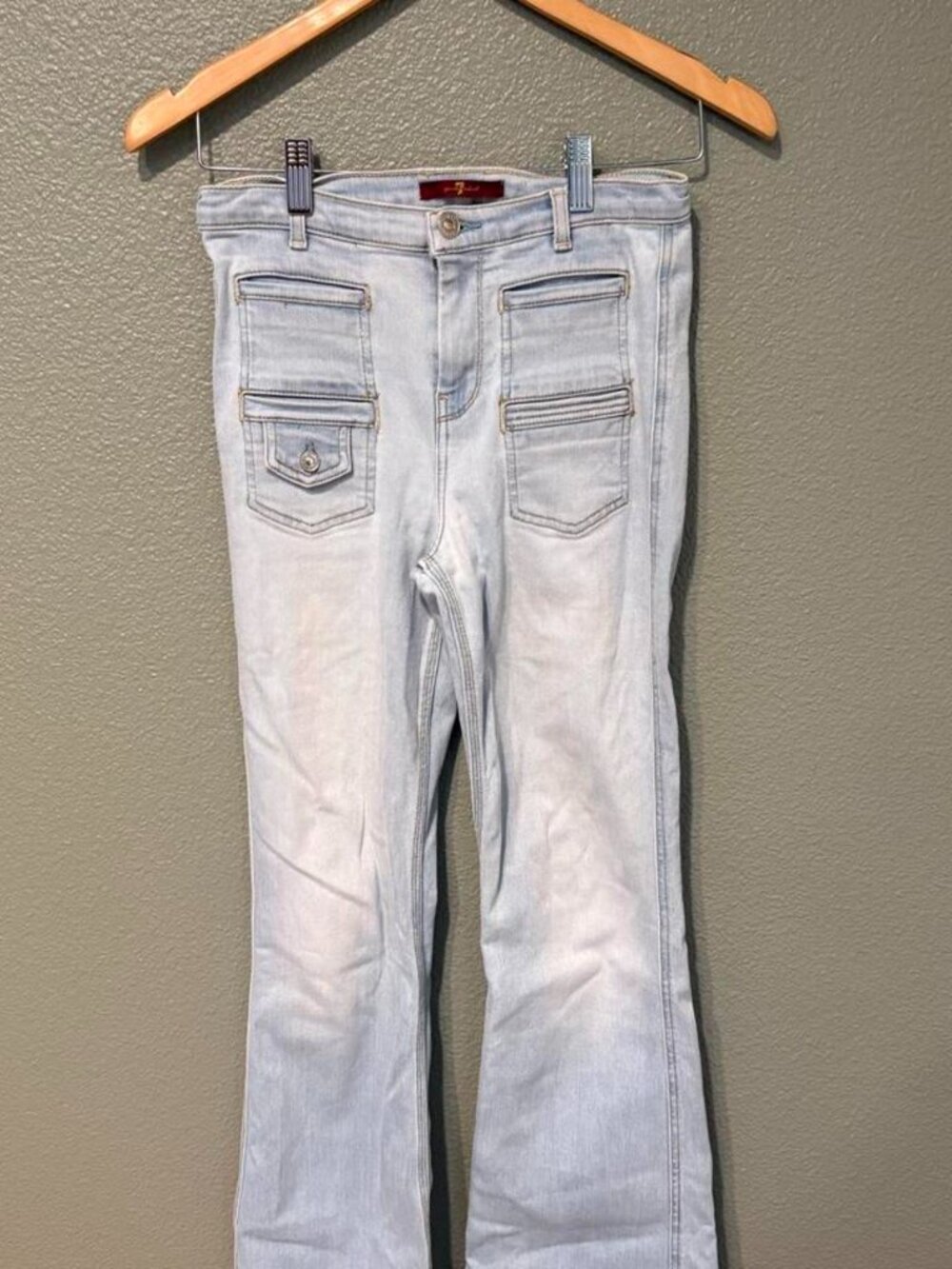 7 For All Mankind Women's Blue Jeans